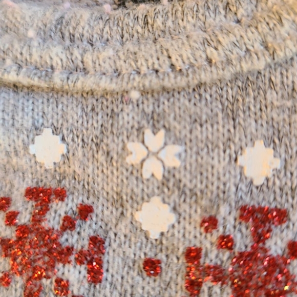 My 1st xmas sweater grey long sleeved onesie - Picture 3 of 3